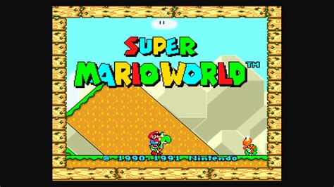 super mario world title screen|super mario world gallery.